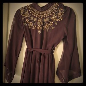 Forever 21 Maroon Maxi Dress